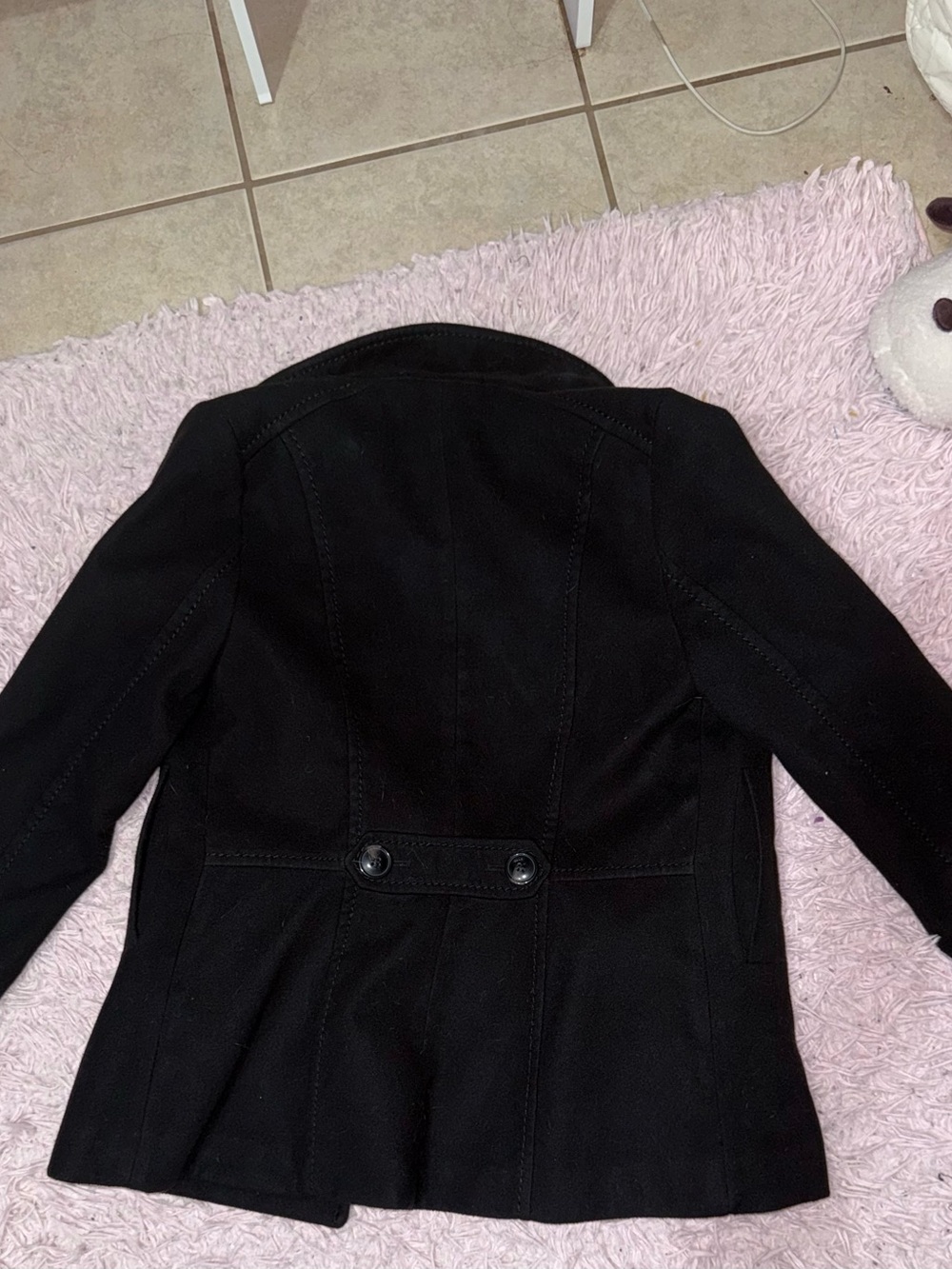 H&MWomen's Black Peacoat- Classic Peacoat Style